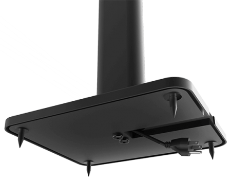 Description image for Kanto SP32PLW 32 inch Bookshelf Speaker Stands (Pair) WHITE