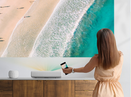 Description image for Samsung The Premiere PL7 Short-Throw Laser Lens 120-Inch 4K 2200 Lumens Projector