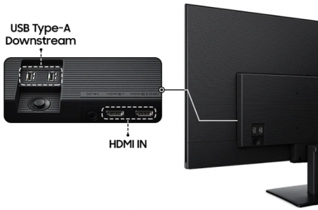 Description image for Samsung 32-Inch Smart Monitor M5 (M50D Series) – Full HD, HDR10, Smart TV Apps, Tizen OS