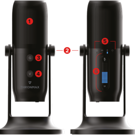 Description image for Thronmax MDrill One SLATE GRAYGray