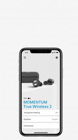 Description image for Sennheiser MOMENTUM True Wireless 2 Noise-Canceling In-Ear Headphones WHITE