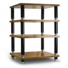 NorStone Stabbl Four BAMBOO Shelf Hi-Fi Audio Rack BAMBOO