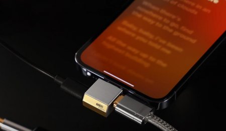 Description image for didiHiFi TC28i Pro Male to Female Lightning to USB-C and Power Adapter for iOS Devices