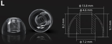 Description image for FiiO HS20 Liquid Silicone Ear Tips WHITE