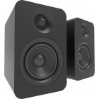 Kanto YU Passive 4\" Bookshelf Speakers with 1\" Silk Dome Tweeter (Pair) BLACK - Open Box