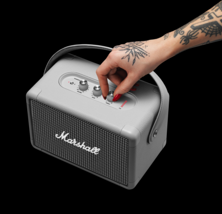 Description image for Marshall Kilburn II Portable Bluetooth Speaker w Carrying Strap BLACK