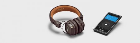 Description image for Marshall MAJOR II On-Ear Bluetooth Headphones BROWN