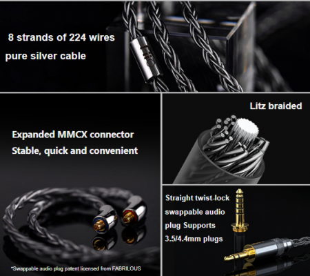 Description image for FiiO FA19 10 Knowles BA IEMs BLACK