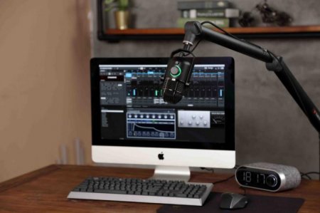 Description image for Thronmax Mdrill Dome PLUS Microphone BLACK