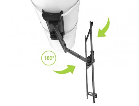 Description image for Kanto PSC350 Full Motion Column & Pillar TV Mount for 37"-75" TVs BLACK