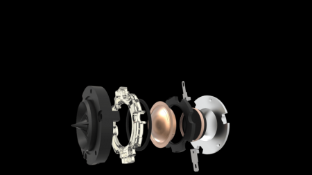 Description image for Klipsch R40PM Reference 4" Two Way Powered Bookshelf Speakers (Pair) BLACK