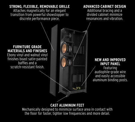 Description image for Klipsch RP6000FB II 6.5" Floorstanding Speaker BLACK