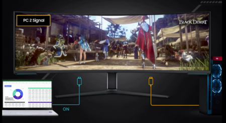 Description image for Samsung LS57CG952NNXZA 57-Inch Odyssey Neo G9 DQHD Mini-LED 240 Curved Gaming Monitor