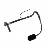 Trantec S4.4 Series MIC-SJ66-BK Aerobics/Vocal Headset Microphone BLACK