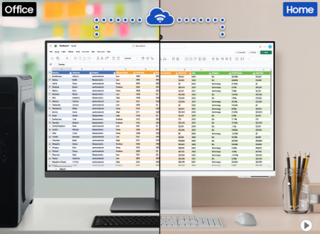 Description image for Samsung LS43FM702UNXZA 43-Inch ViewFinity M7 UHD HDR10 IPS 60Hz Smart Monitor