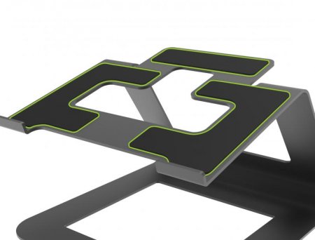 Description image for Kanto LE1 Ergonomic Universal Riser Laptop Stand BLACK