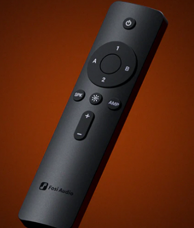 Description image for Fosi Audio LC30 VU Meter Amplifier Speaker Selector BLACK/YELLOW