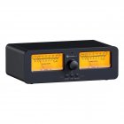 Fosi Audio LC30 VU Meter Amplifier Speaker Selector BLACK/YELLOW