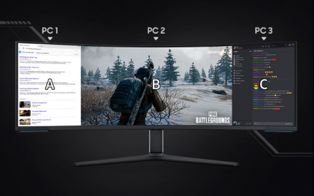 Description image for Samsung LS57CG952NNXZA 57-Inch Odyssey Neo G9 DQHD Mini-LED 240 Curved Gaming Monitor