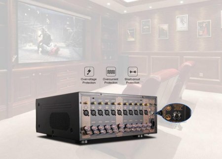 Description image for Tonewinner AD-8300 11 Channels Home Theater Audio Power Amplifier BLACK