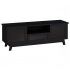 Salamander Designs SDAV5-7225BO Elegant Media Cabinet BLACK OAK