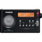 Sangean PR-D7BK AM/FM Digital Rechargeable Portable Radio BLACK