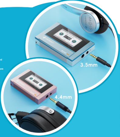 Description image for FiiO Echo Mini Portable High-Res Lossless Music Player SKY BLUE