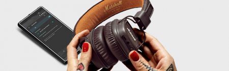 Description image for Marshall MAJOR II On-Ear Bluetooth Headphones BROWN