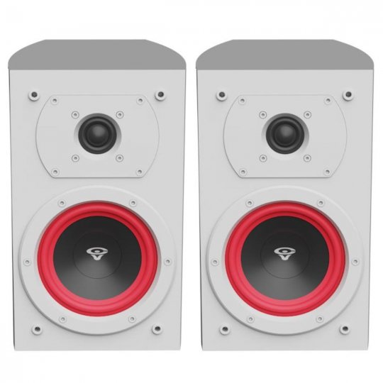 Cerwin Vega LA14 4-Inch 2-Way Bookshelf Speaker (Pair) WHITE