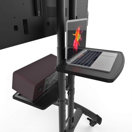 Description image for Kanto MTM-TRAYP Mobile Mount Plastic Device Tray BLACK