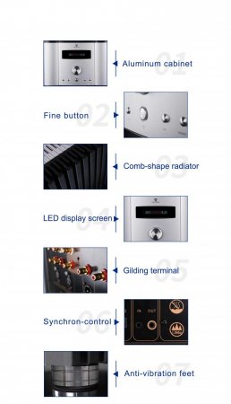 Description image for Tonewinner AD-2 PRO+ Hi-Fi Class A Integrated Amplifier