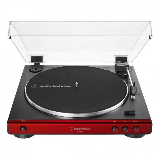 Audio-Technica AT-LP60X-RD Belt-Drive Stereo Turntable RED