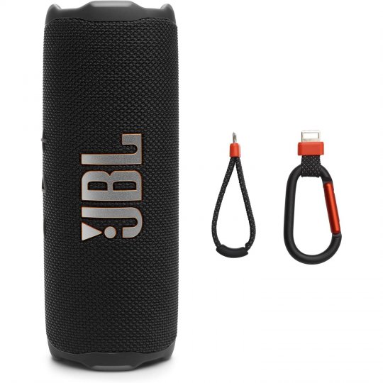 JBL Flip 7 Portable Bluetooth Waterproof Speaker w AI Sound Boost BLACK - Open Box