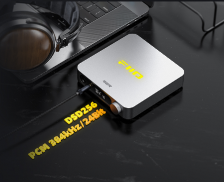 Description image for FiiO K11 R2R Desktop DAC and Headphone Amplifier 1300mW Output Power SILVER