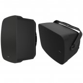 Klipsch Full-Range 8” Indoor/Outdoor Residential Surface Mount Loudspeaker (Pair) BLACK