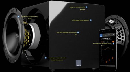 Description image for SVS 3000 Micro w Dual 8" Drivers 800 watts RMS & 10" Cabinet Subwoofer WHITE