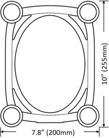 Description image for IsoAcoustics ISO-200 Isolation Stand for Studio Monitors (Pair)