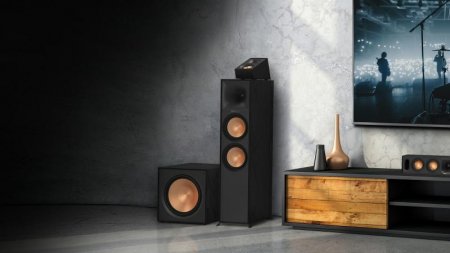 Description image for Klipsch R40PM Reference 4" Two Way Powered Bookshelf Speakers (Pair) BLACK