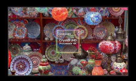 Description image for Samsung 70-Inch Crystal UHD DU7100 4K Tizen OS Smart TV