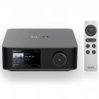 WiiM Amp Ultra with Voice Remote 100W Hi-Res Streaming Amplifier with HDMI ARC SPACE GRAY
