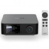 WiiM Amp Ultra with Voice Remote 100W Hi-Res Streaming Amplifier with HDMI ARC SPACE GRAY
