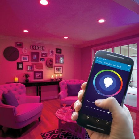 Description image for Ultralink Smart WiFi RGB+CCT / Flood Light Bulb LED White+Colour (BR30 Bulb)