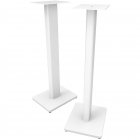 Kanto ST28 28-Inch Bookshelf Speaker Floor Stands with MDF Base (Pair) WHITE