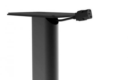 Description image for Kanto SP26PL 26 inch Bookshelf Speaker Stands (Pair) BLACK