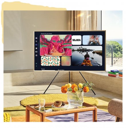 Description image for Samsung QN55LS03FAFXZC 55-Inch Frame QLED 4K Art Mode Vision AI Smart TV [2025]