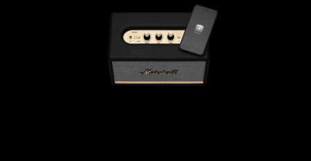 Description image for Marshall Acton BT II Bluetooth Speaker BLACK