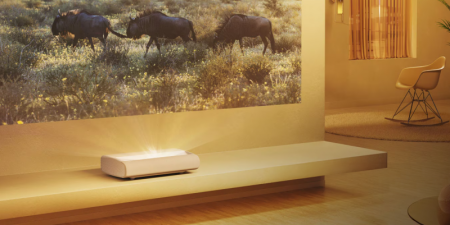 Description image for Samsung SP-LPU7DSAXXZC 4K Tizen OS Ultra-Short Throw Laser Projector - Open Box