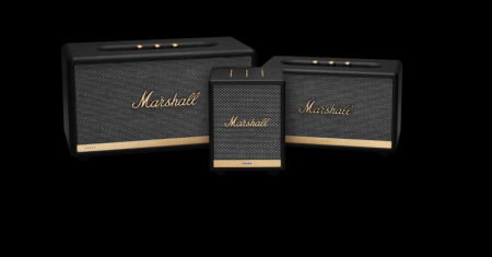 Description image for Marshall Uxbridge Smart Speaker w Alexa BLACK