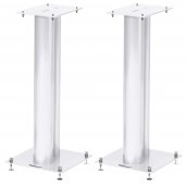NorStone Stylum 2 Premium Metal 23.6" Speaker Stand (Pair) WHITE