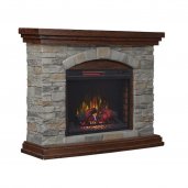 Bell'O Twinstar Austen Free-Standing Infrared Flat Wall Electric Fireplace - Open Box